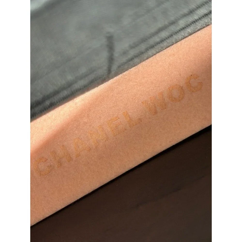 CHANEL Black Caviar Boy WOC GHW